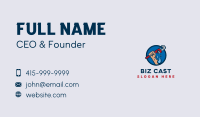 Pipe Wrench Plumbing Business Card
