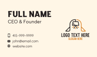 Desk Lamp Business Card example 1