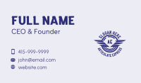 Cargo Wings Lettermark Business Card Image Preview