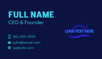 Night Sea Wordmark Business Card