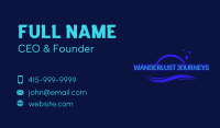 Night Sea Wordmark Business Card