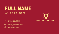 Geometric Bull Lines Business Card Image Preview