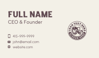 Lumberjack Business Card example 3