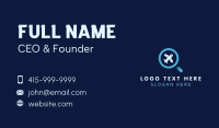 Flight Search Plane Business Card