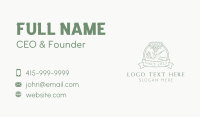 Peony Flower Banner Business Card