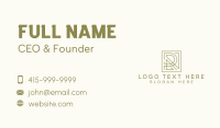 Letter R Business Card example 1