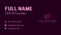 Body Lotus Spa Business Card