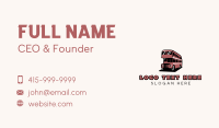 Double Decker Bus Vehicle Business Card Design