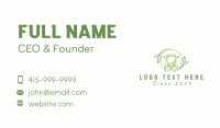 Green Lawn Mower  Business Card