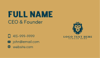 Luxury Lion Business Business Card Design