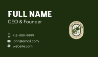 Beverage Business Card example 2