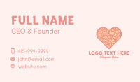 Heart Ornament Business Card