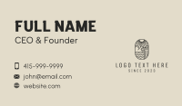 Architecture Column Mountain Business Card Design