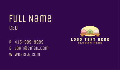Mochi Bread Bun Business Card