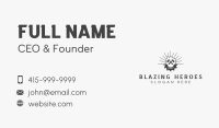 House Axe Circular Saw Business Card Image Preview