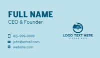 Car Wash Maintenance Emblem Business Card