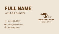 Australia Wild Animals  Business Card Design