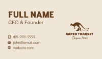Australia Wild Animals  Business Card