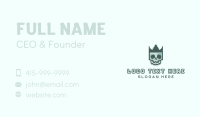 Cyber Skull Pixel Business Card Design