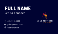 Gladiator Spartan Warrior Business Card