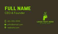 Tree Planting Hand  Business Card Design