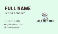 Wink Sundae Cup Business Card