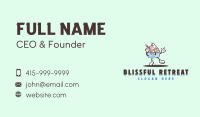 Wink Sundae Cup Business Card