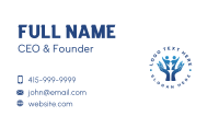 Hand Family Community Business Card