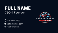 Car Bubble Clean Business Card Design