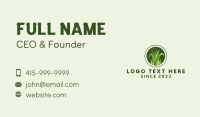 Grass Lawn Maintenance  Business Card