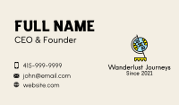 Ethnic Mayan Globe  Business Card