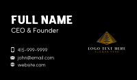 Luxury Pyramid Consultant Business Card