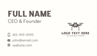 Quadcopter Drone Photography Business Card