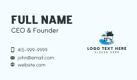 Pressure Washing House Cleaner Business Card