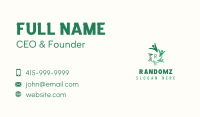 Green People Crowd Business Card