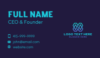 Tech Infinity Letter X Business Card