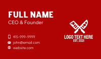 Meat Store Business Card example 4