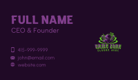 Samurai Ninja Gaming Business Card Image Preview