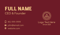 Monk Business Card example 3