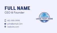 Mountain Peak Hiking Business Card