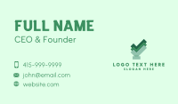 Approval Check Mark Business Card Design