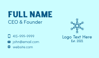 Snowing Business Card example 2
