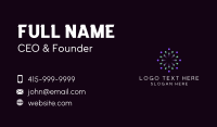 Artificial Business Card example 1