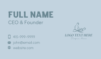 Masseur Business Card example 2