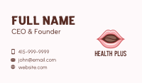 Coffee Bean Lip Business Card