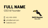 Perched Toucan Bird Business Card