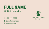 Natural Naked Woman Business Card