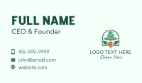 Christmas Tree Bell  Business Card Design