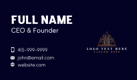 Elegant Tower Building Business Card