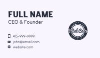 Apparel Brand Emblem Business Card